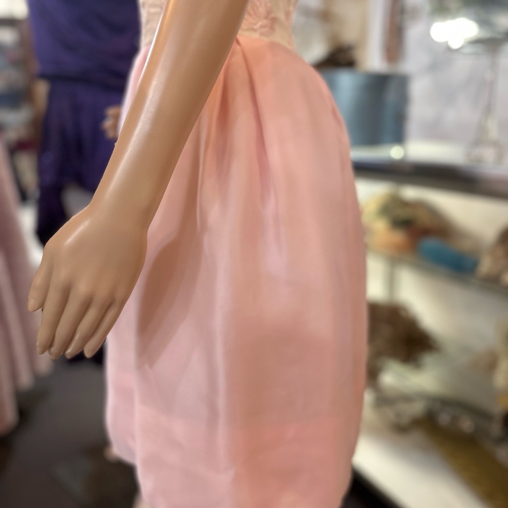 Barbie 60s Era Party Dress, Floral Embroidered Bodice & Poof Skirt - Picture 6 of 11